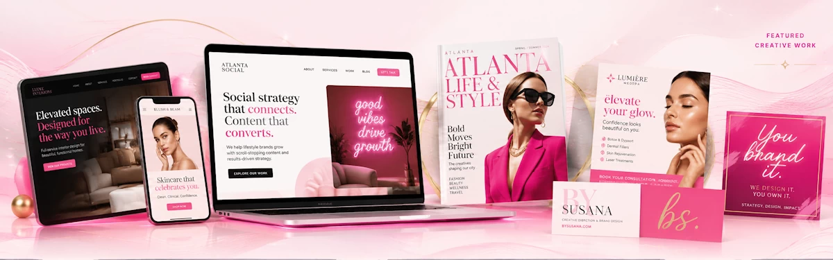 Atlanta website design for distinctive local businesses by Susana