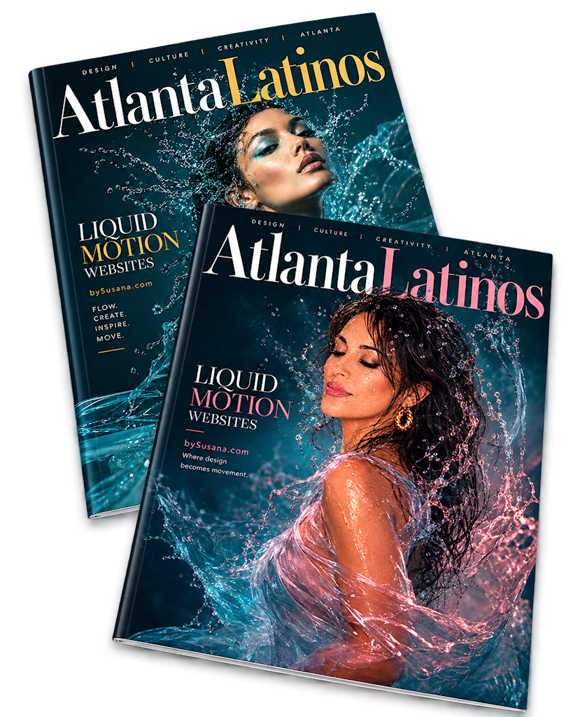 Liquid Motion Websites magazine cover concepts by Susana