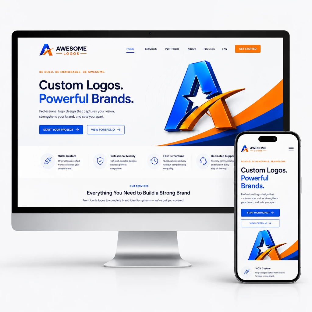 Awesome Logos web design